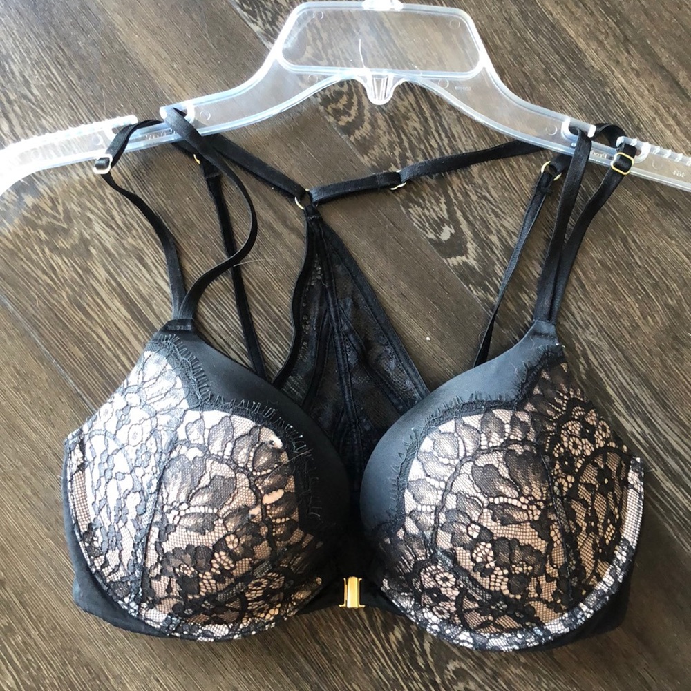 Push Up Racerback Close Front Bra